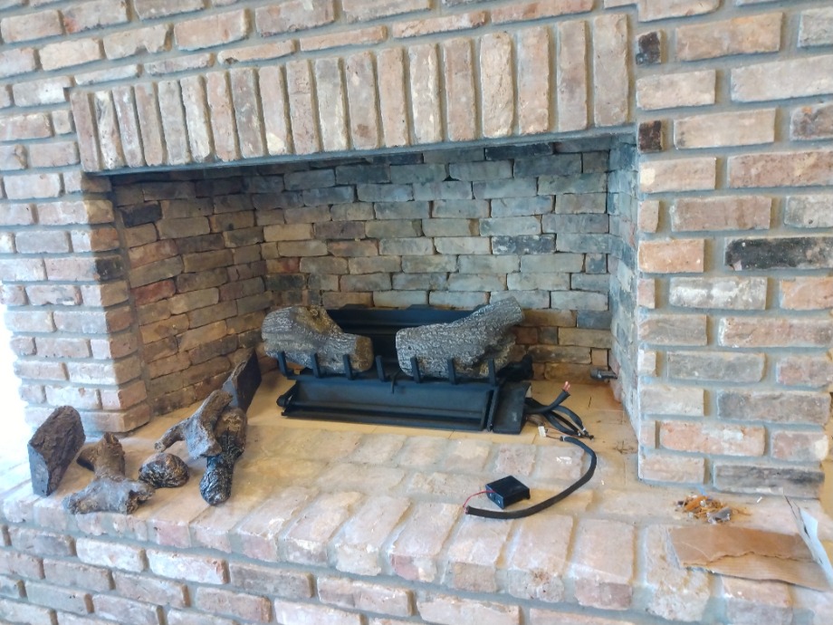 Gas Logs Installed Fireplace Sales 