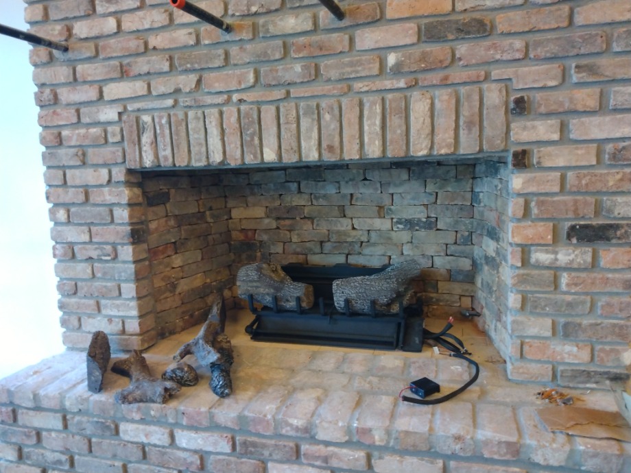 Gas Logs Installed Fireplace Sales 
