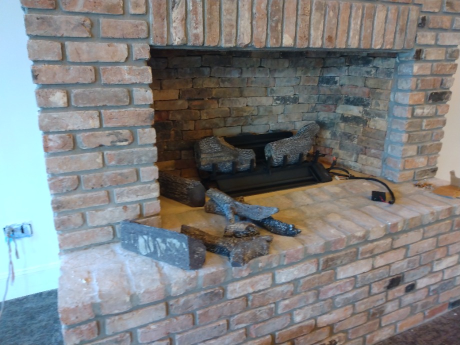 Gas Logs Installed Fireplace Sales 
