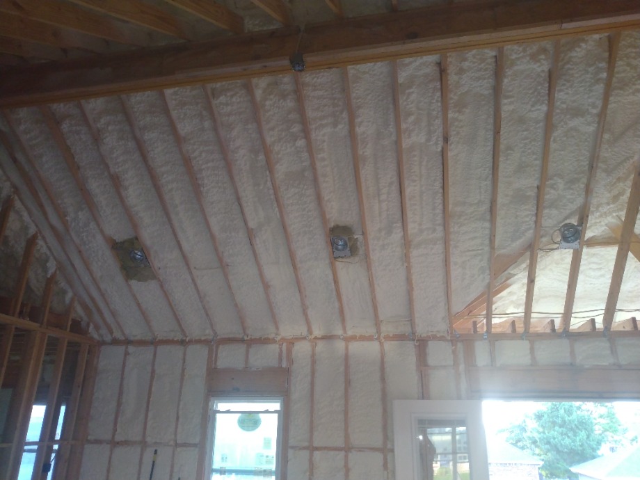 Spray Foam Installed  Fireplace Sales 
