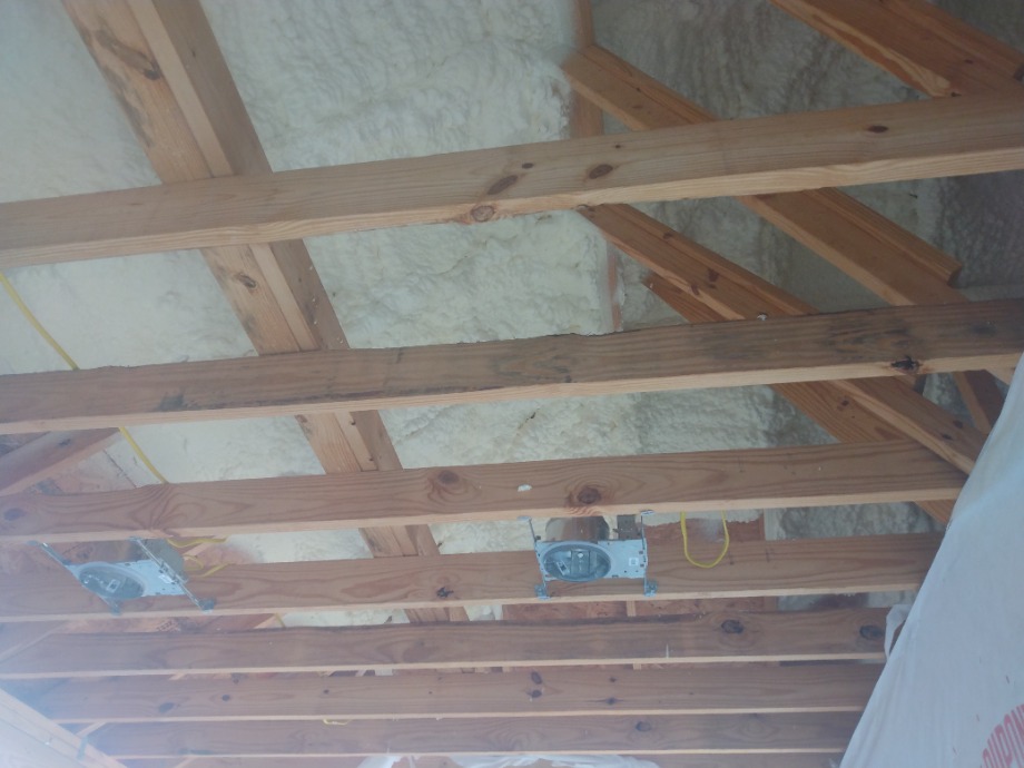 Spray Foam Installed  Fireplace Sales 