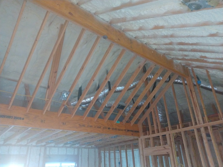 Spray Foam Installed  Fireplace Sales 
