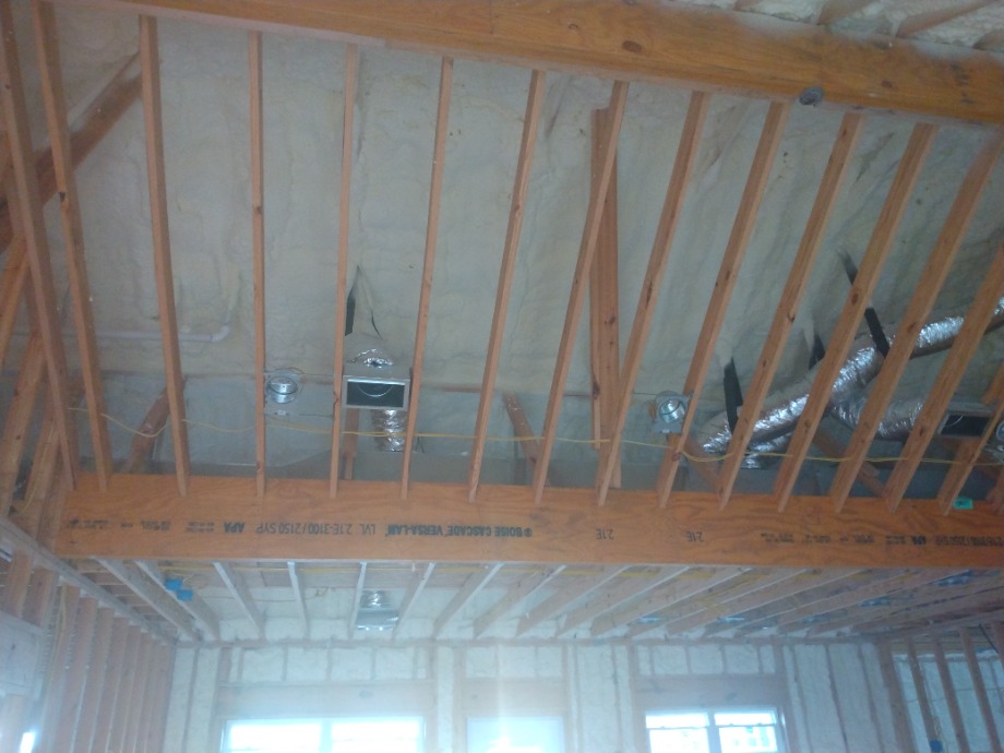 Spray Foam Installed  Fireplace Sales 