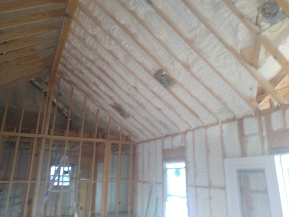 Spray Foam Installed  Fireplace Sales 