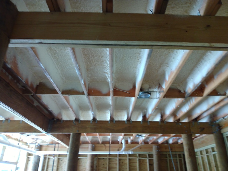 Spray Foam Installed  Fireplace Sales 