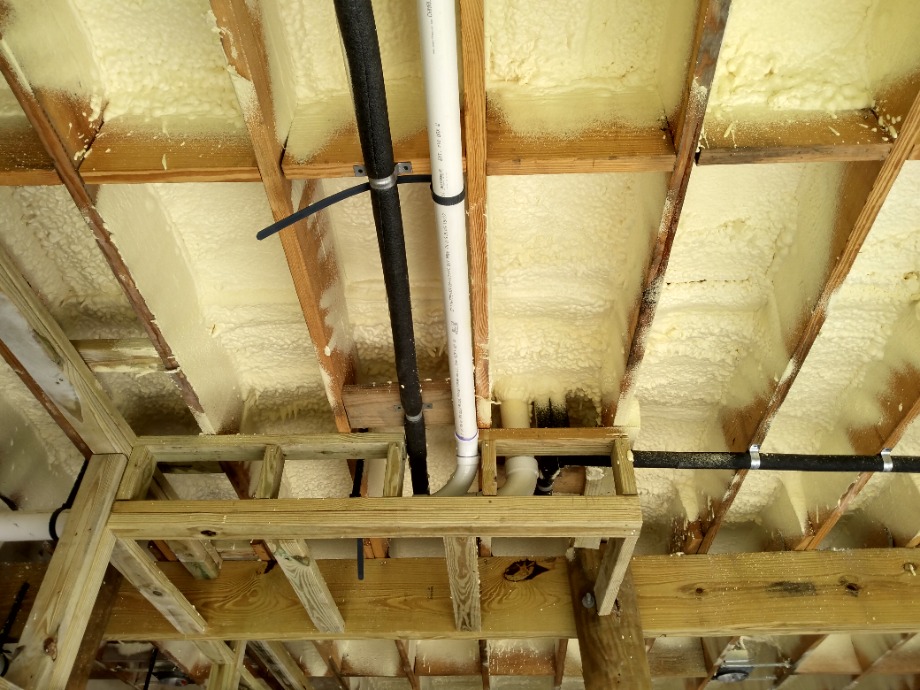 Spray Foam Installed  Fireplace Sales 