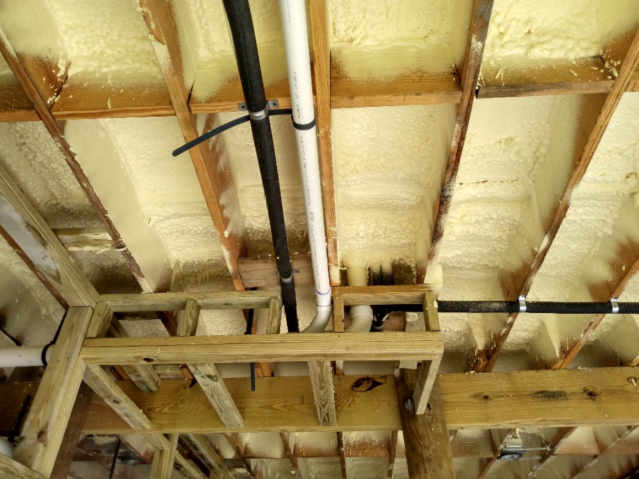 Spray Foam Installed  Fireplace Sales 