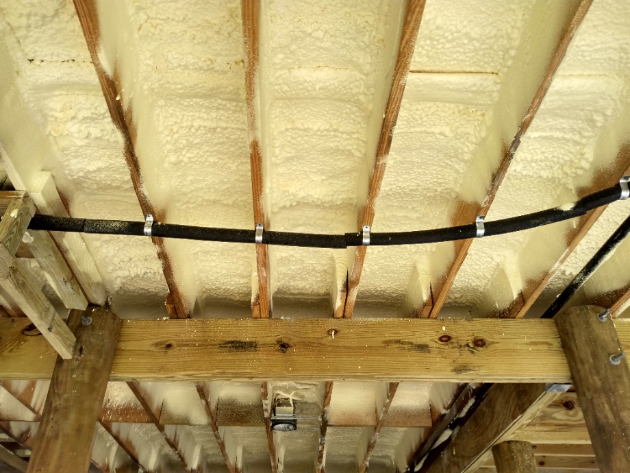 Spray Foam Installed  Fireplace Sales 