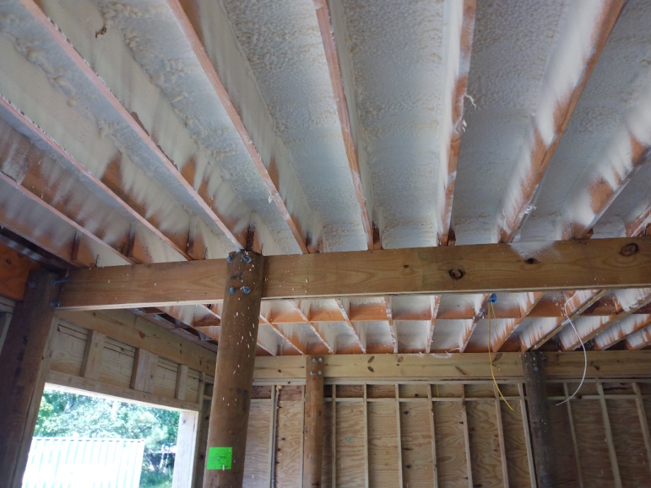 Closed Cell Spray Foam  Fireplace Sales 