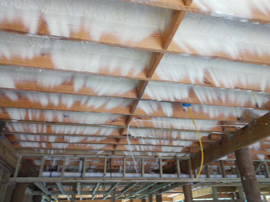 Closed Cell Spray Foam  Fireplace Sales 