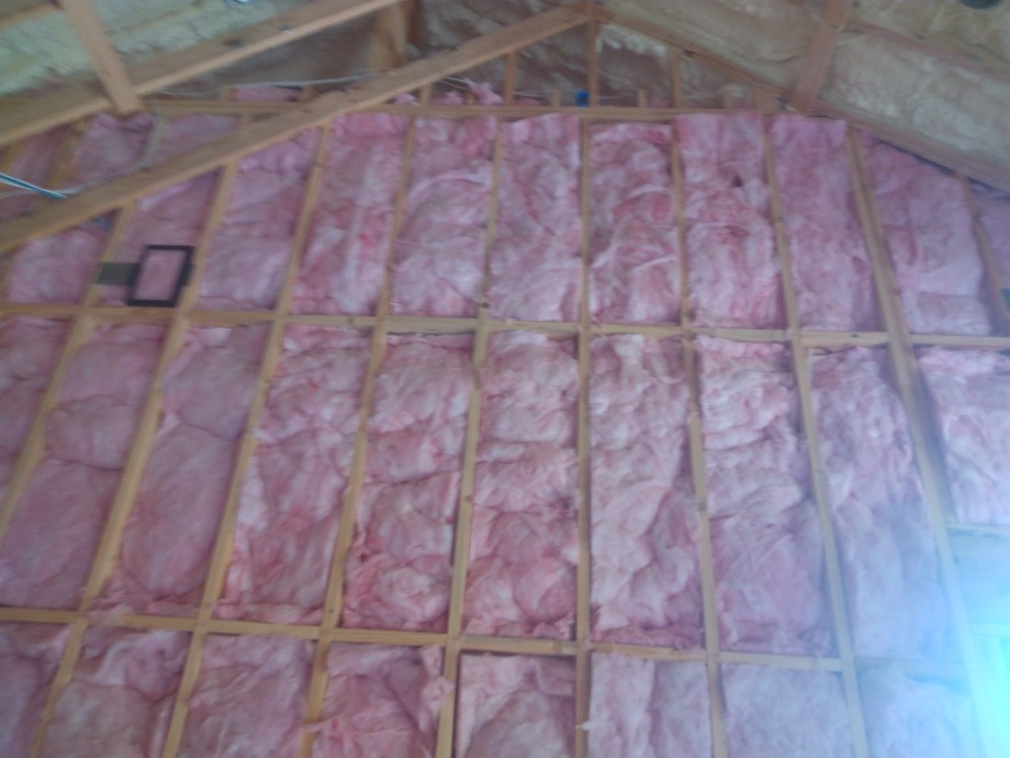 Insulation batts and spray foam Fireplace Sales 