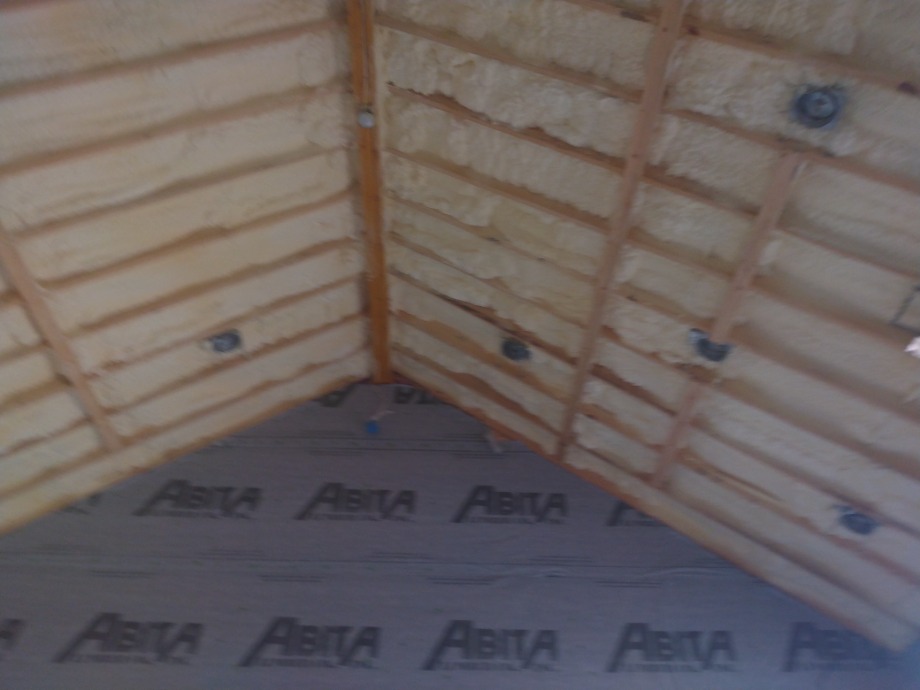 Insulation batts and spray foam Fireplace Sales 